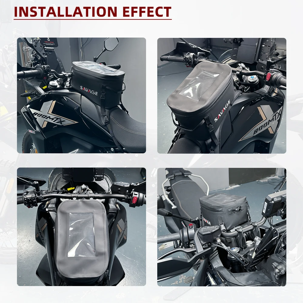 For CFMOTO 450MT 2025 Motorcycle Tank Bag Luggage 700MT MT450 IBEX 450 2024 Navigation Tanklock Bag Waterproof Racing Backpack