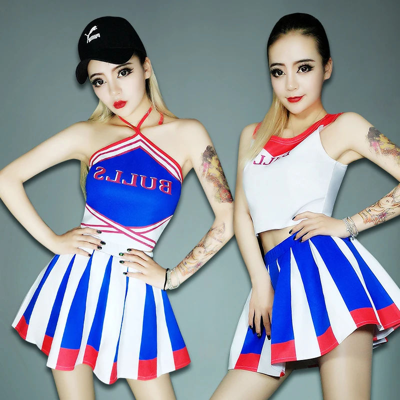 Vestito da performance sexy da cheerle Set da donna Costume da ballo Fooall Babes Cetition orm Abbigliamento da palcoscenico per riunioni annuali