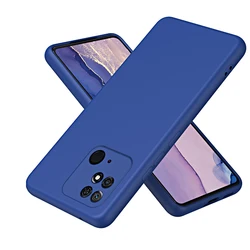 Solid Silicone Protect Case for Xiaomi Redmi 10C 10A 9A 9C 12c 13C Redmi Note 10 10S 11 11s 12s 12 Pro + Plus 5G Cover