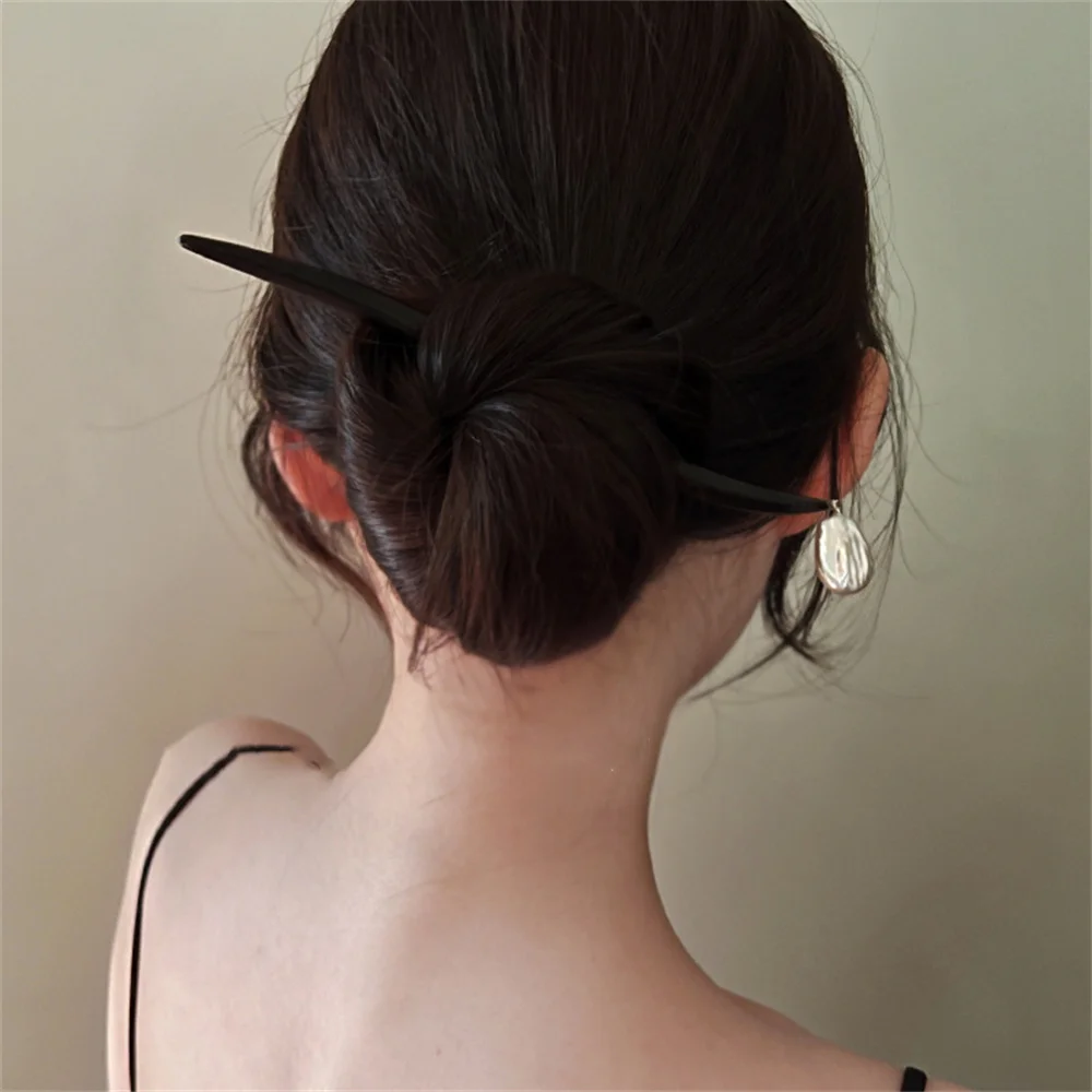 Handgemachte Blumen Haarnadeln Haar Sticks Vintage Holz Chinesische Haar Stick für Frauen Haar Ornamente Schmuck Zubehör Kopfschmuck – Detail 7