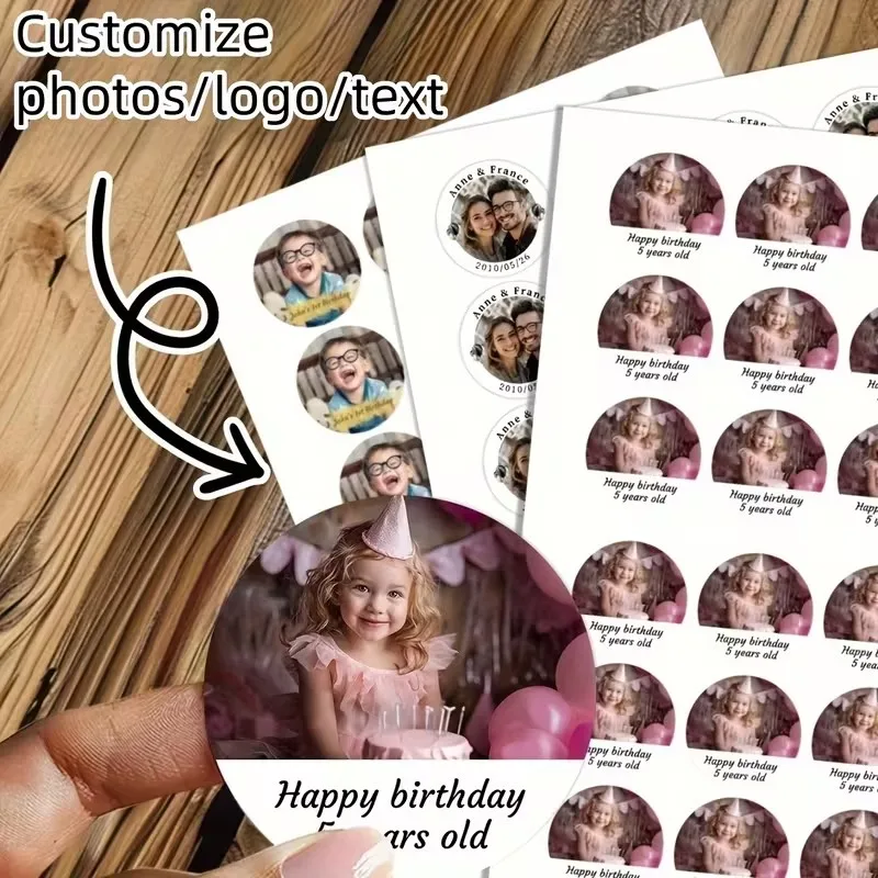 

90pcs Custom Celebrity-Style Personalized Face Stickers (For Christmas, New Year, Valentine's Day, Party Events)