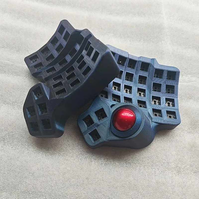 

NEW Charybdis MK1 Split Keyboard Kit Custom Bluetooth Plam Rest Hot-Swap Accessories ZMK Ergonomics Gamer Teclado Gifts Giving