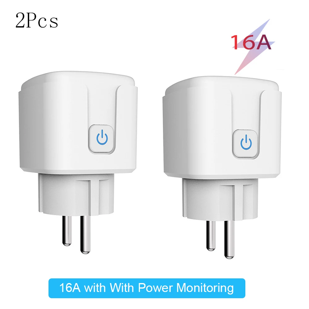 Smart Socket EU16A/20A Wifi Smart Plug With Power Monitoring Smart Life APP Remote Control Support Google Assistant Alexa   Tuya image 6