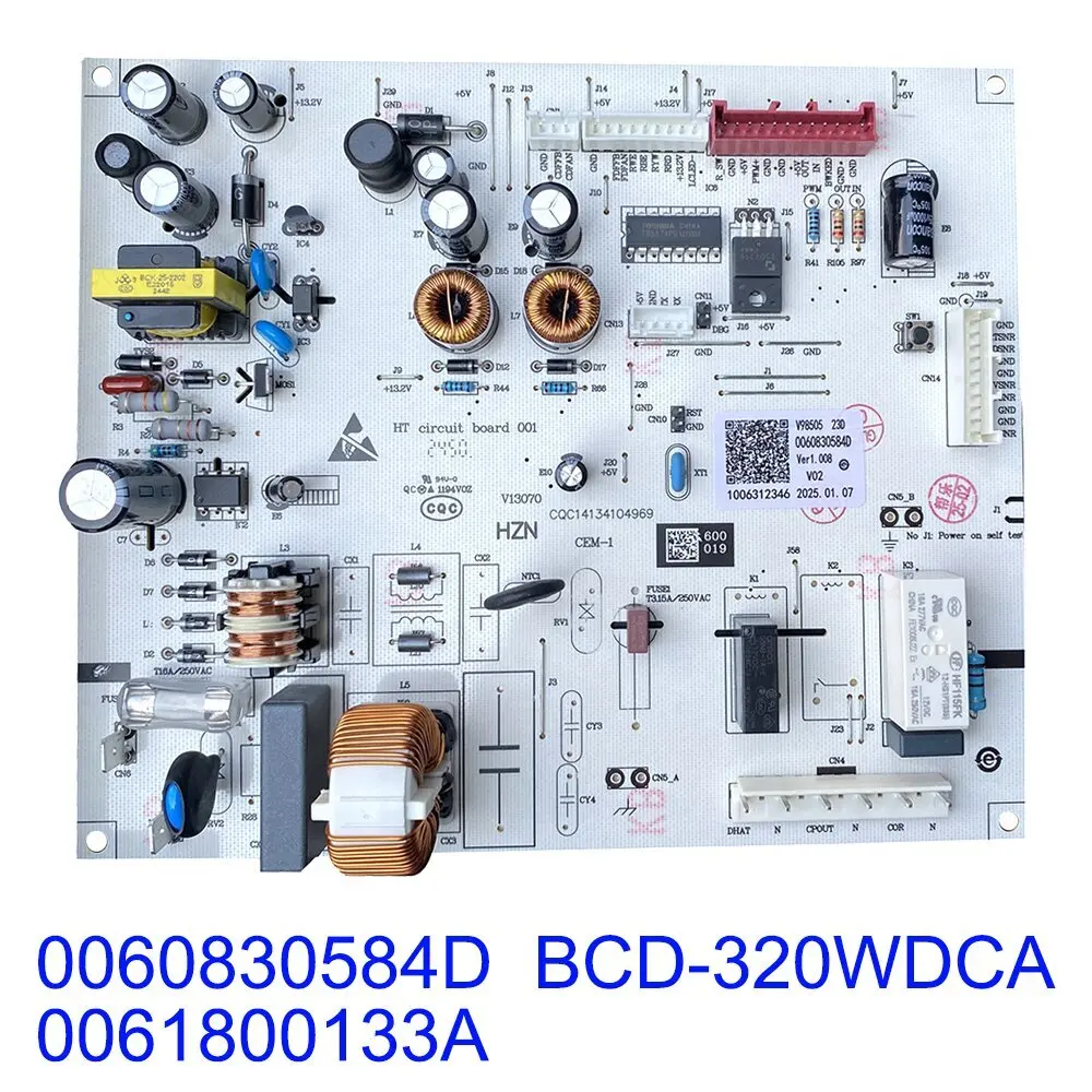 Picture 3: 0060830584D 0061800133A Refrigerator Control Board Compatible for Haier BCD-320WDCA Circuit PCB Fridge Motherboard Freezer