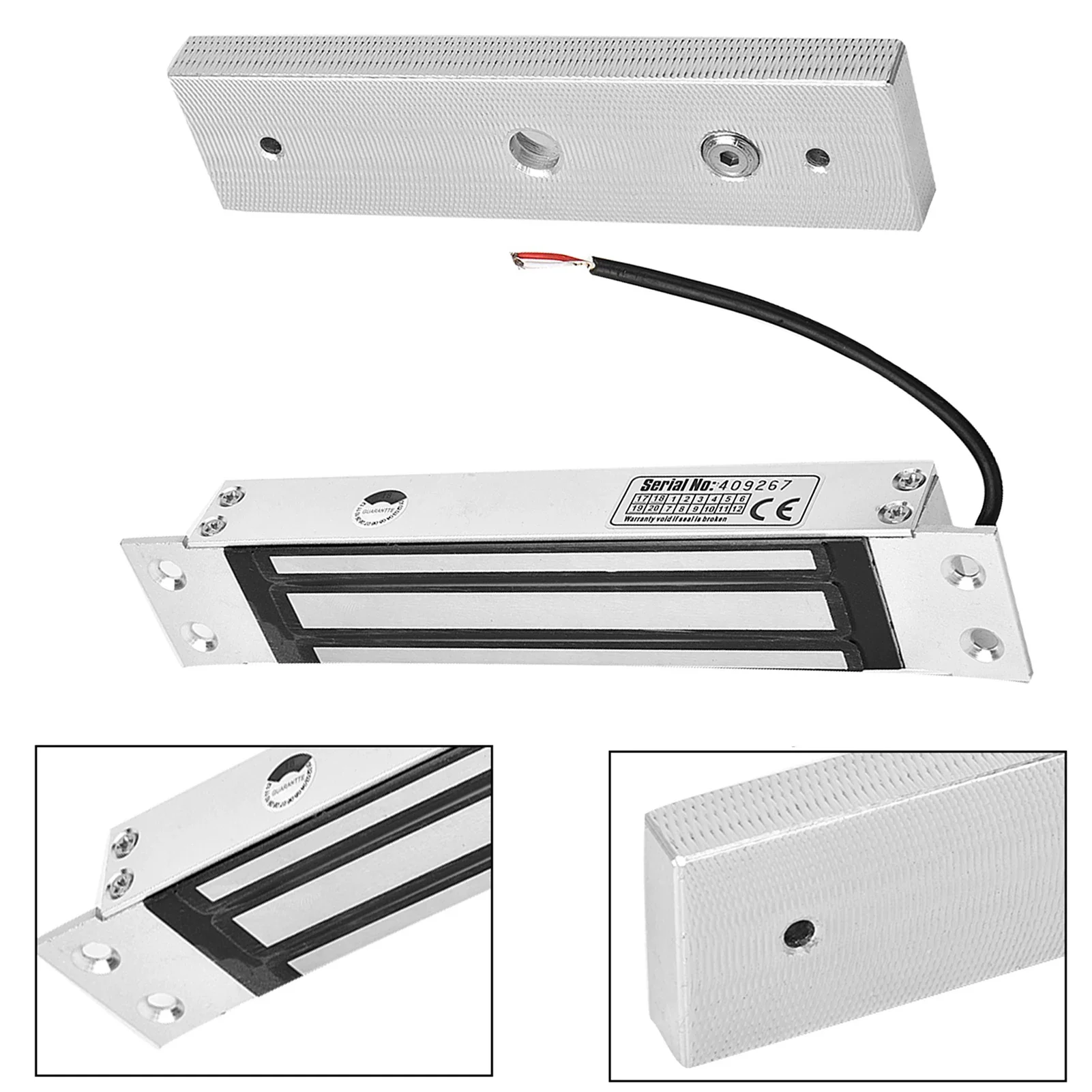 12V 180kg Holding Force Embedded Electric Magnetic Lock Electromagnetic Lock Access Control Magnetic Lock Magnetic Door Lock
