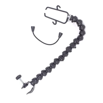 Flexible Hot Air Gun Holder Stand with Clamp Mount Adjustable Snake Arm Bracket for Heat Gun 1