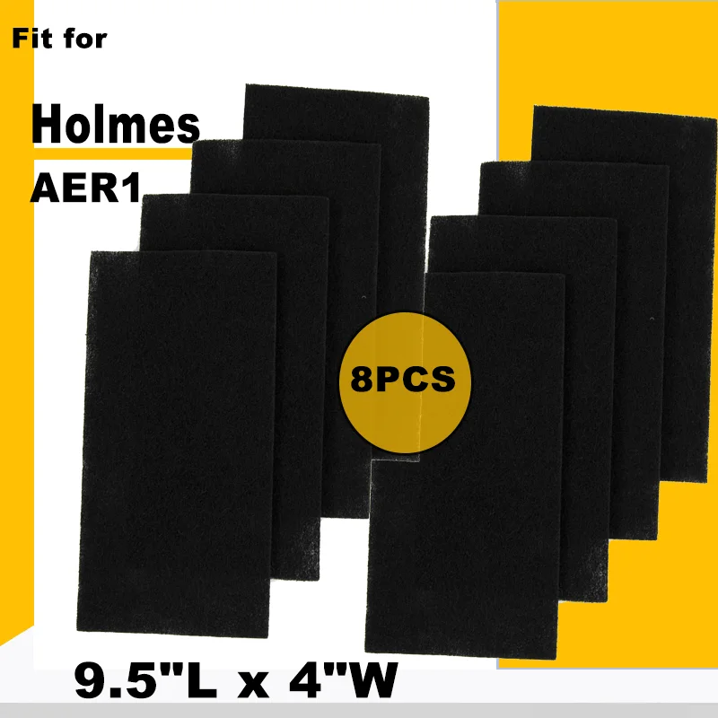فلتر ما قبل الكربون المنشط ، متوافق مع منقي الهواء هولمز AER1 ، HAPF30AT ، 8