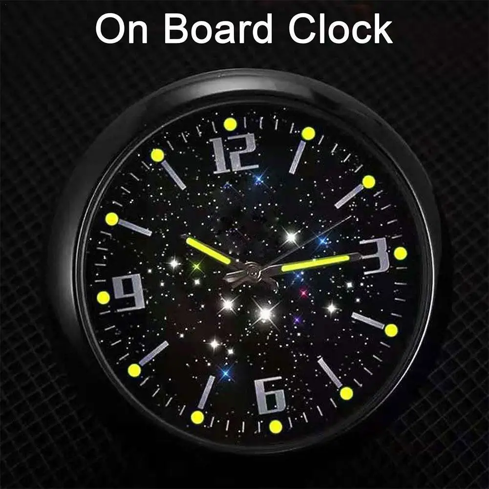 Luminous Auto Gauge Clock Mini Car Air Vent Quartz Clock With Clip Air Outlet Watch Clock For Styling Waterproof Car Access A5w9