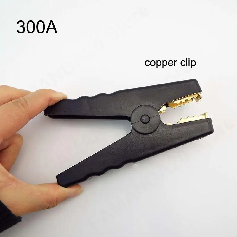 1pair big Duty car Battery Crocodile Alligator Clamp Copper accumulator Clips Test Connector Electrical large size 100A 300A M20