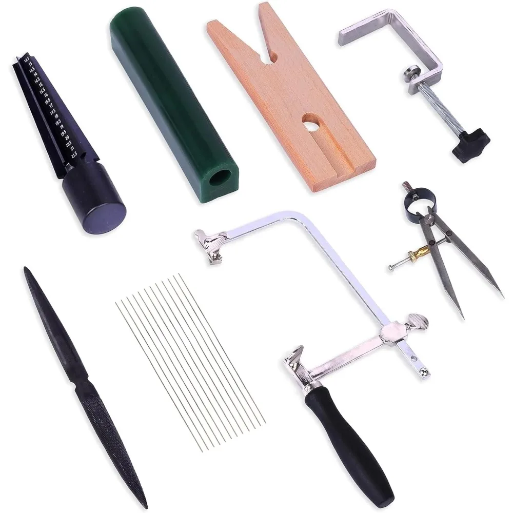 Professional Ring Making Wax Carving Tool Kit, Jewellery Cutting Shaping & Measuring Tools for Handmade Jewelry Fabrication