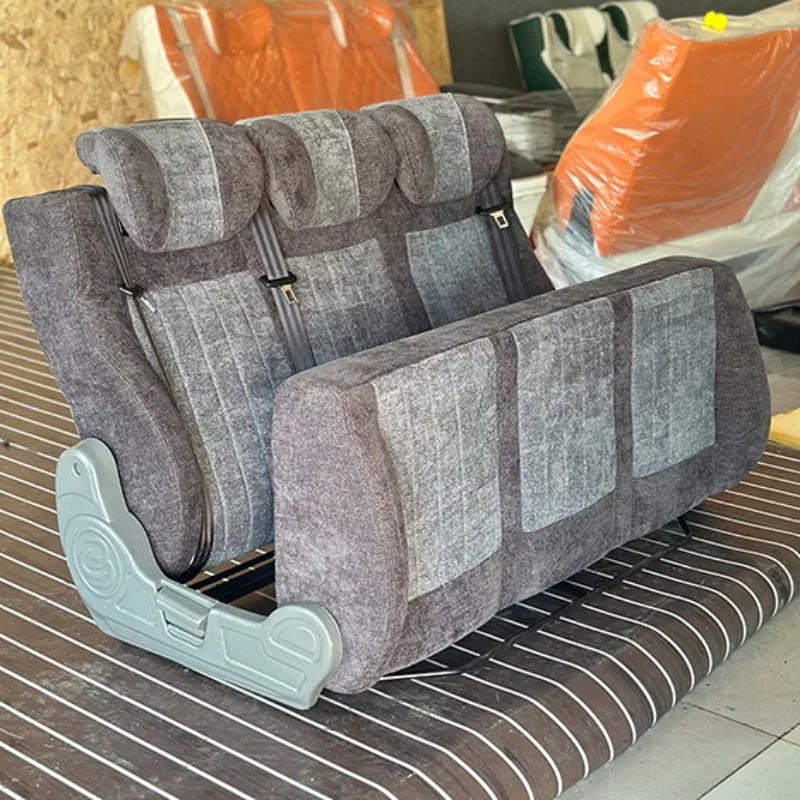Customized Width Waterproof Convertible RV Rear Seats with Steel Frame for