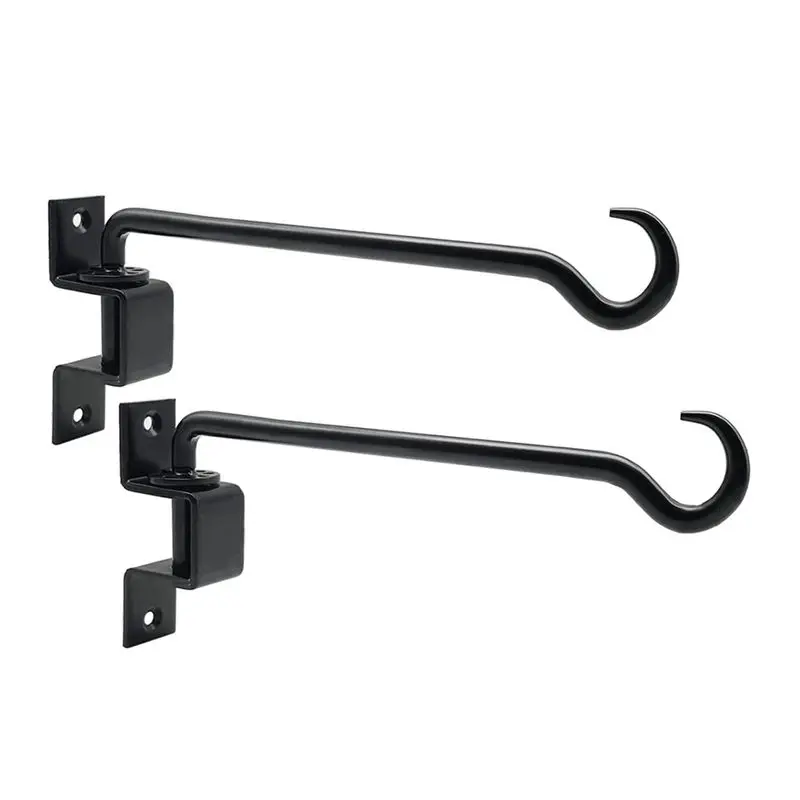 

A76I-12 Inch 2 Pack Swivel Plant Hangers Outdoor Heavy Duty - For Flowers Baskets Pots Bird Feeder Lanterns Wind Chimes Easy To