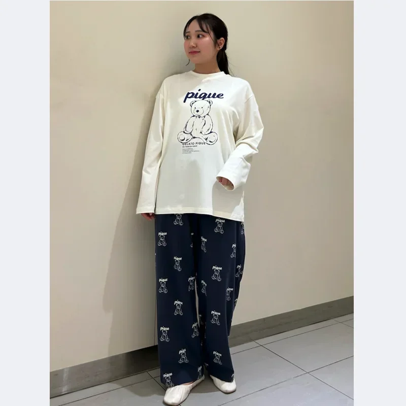 Paar Zimmer tragen Männer Pyjamas Frauen Nachtwäsche Loungewear Sets Damen Outfits Kawaii Kleidung Pyjamas für Frauen (mit Tags)