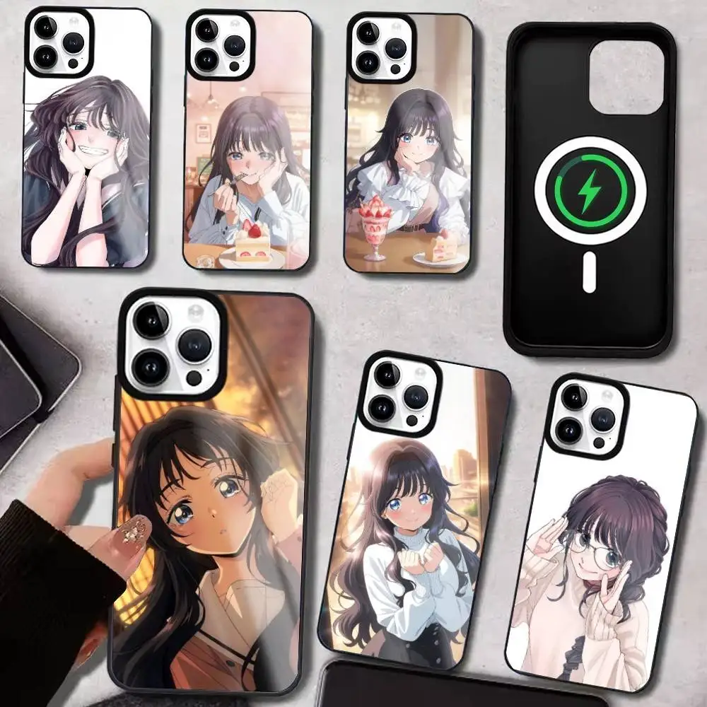 

K-Kaoruko W-Waguri Phone Case For iPhone17,16,15,14,13,12,11 Plus,Pro Max Magnetic For Magsafe Wireless Charging