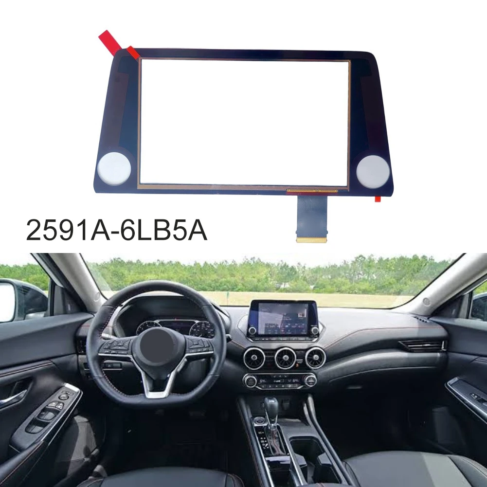 Replacement Touch-Screen LCD Navigation Display for For NISSAN For SENTRA 2020 2021 2022 2023 Black Glass 2591A 6LB5A