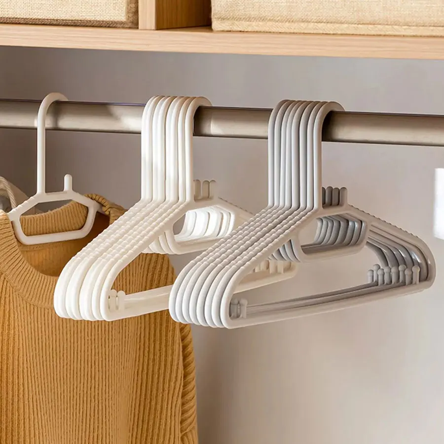 Rutschfester Kleiderbügel aus Kunststoff mit breiter Schulter, Kleiderständer, Hemd, Socken, Handtuch, Trocknen, Halter, Schlafzimmerschrank, Aufbewahrungszubehör, platzsparend
