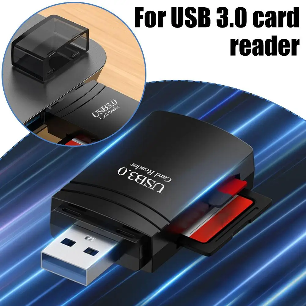 OLAF USB 3.0 card reader TF/SD card 2-in-1 dual slot card reader suitable for cameras, drones, tablets, televisions, etc G5N8