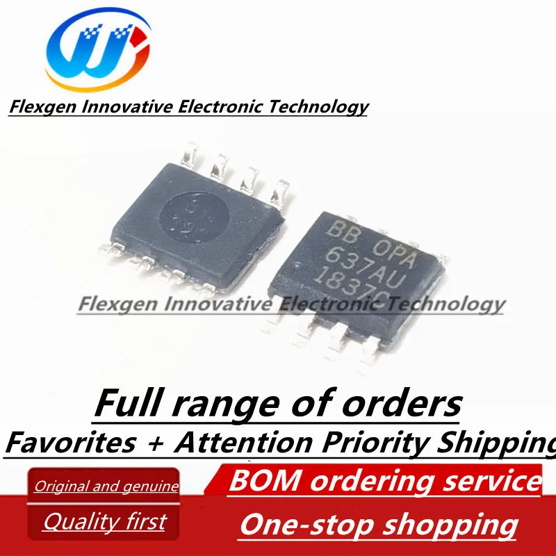 (5 pcs) OPA637AU/2K5 OPA637 Operational Amplifier IC IC Chip Package SOIC-8