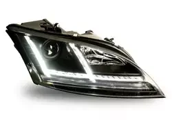 Wholesale Manufacture Flow Turns To The HID Version With Follow The Crack Version For Audi TT 2006-2013 Head Lamp Plug And Play