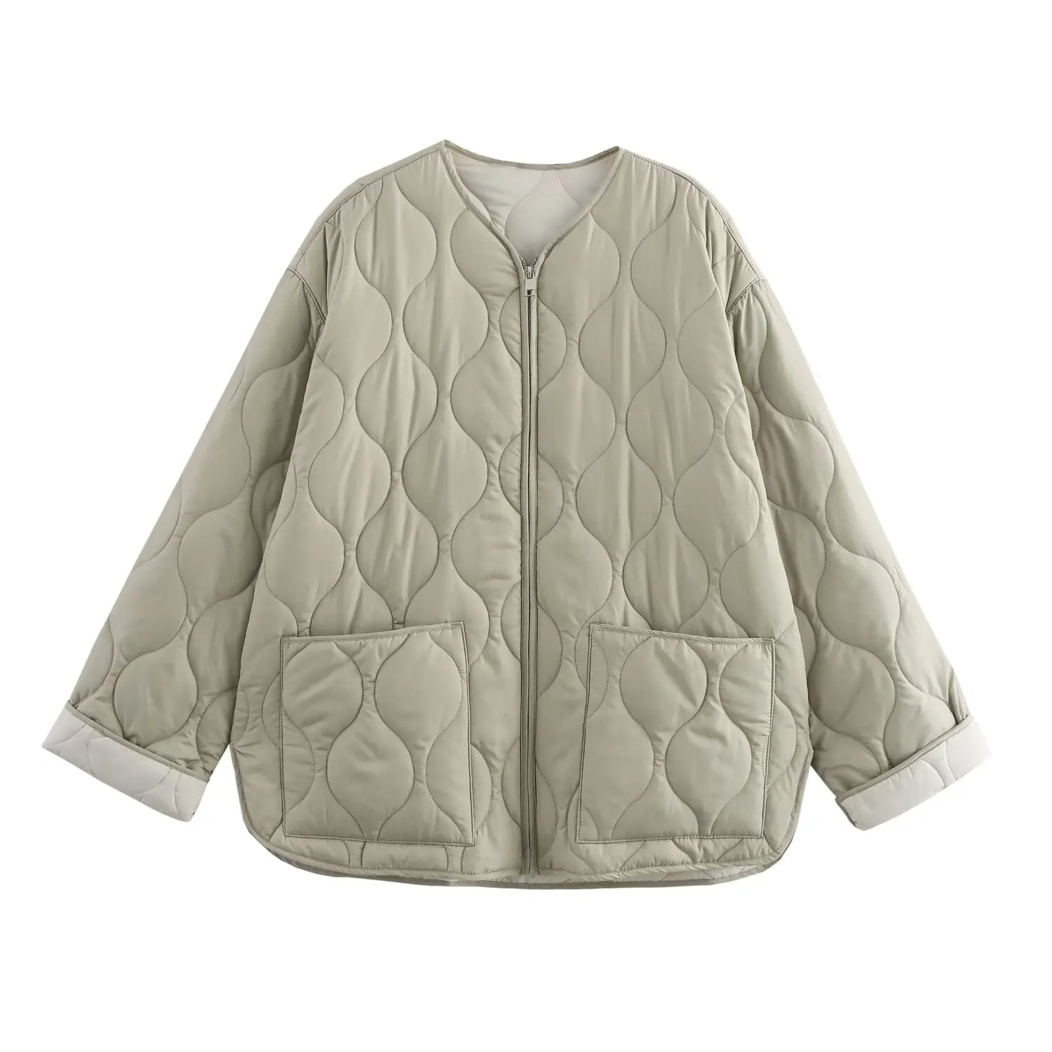 

ZBZA Faionable Cotton Jaet Women's Clothing Versatile Sli Design Autumn New Arrival ort Outerwear 255793