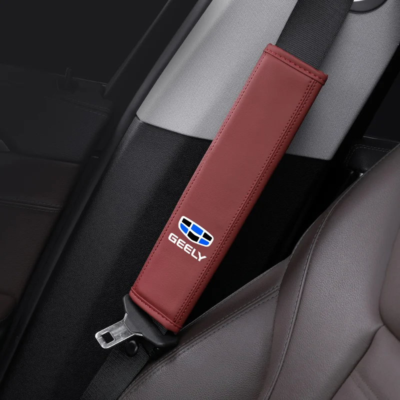 Car Seat Belt Protect Cover Shoulder Soft Pad Accessories For Geely Emgrand X7 EC7 Atlas Boyue GC6 Parts LC EC8 Atlas CK2 CK3