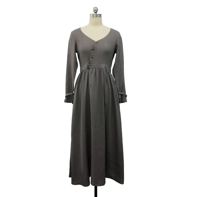 فستان فخر وتحامل فستان ريترو فرنسي فستان ريجنسي للنساء البالغات فستان فيكتوري عتيق 1800 بخصر عالٍ