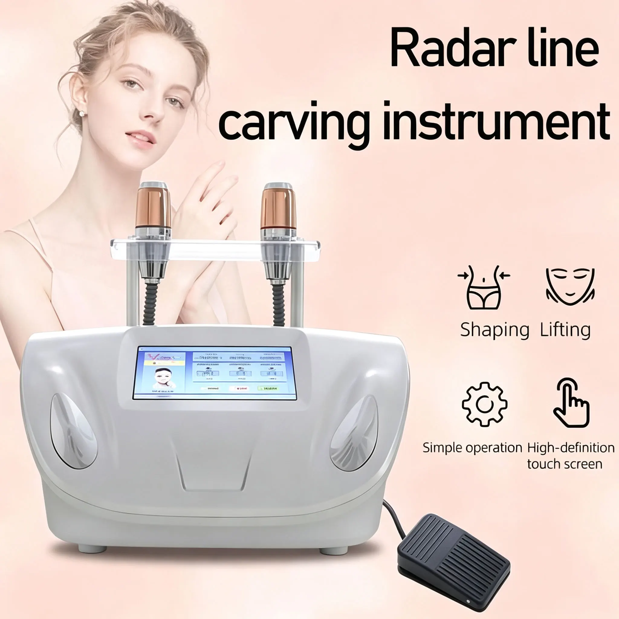 High High Frequency Ultrasonic Facial Equipment Lifting, Whitening and Rejuvenation Tool with Radar Line Carving Function - Aliexpress Deal