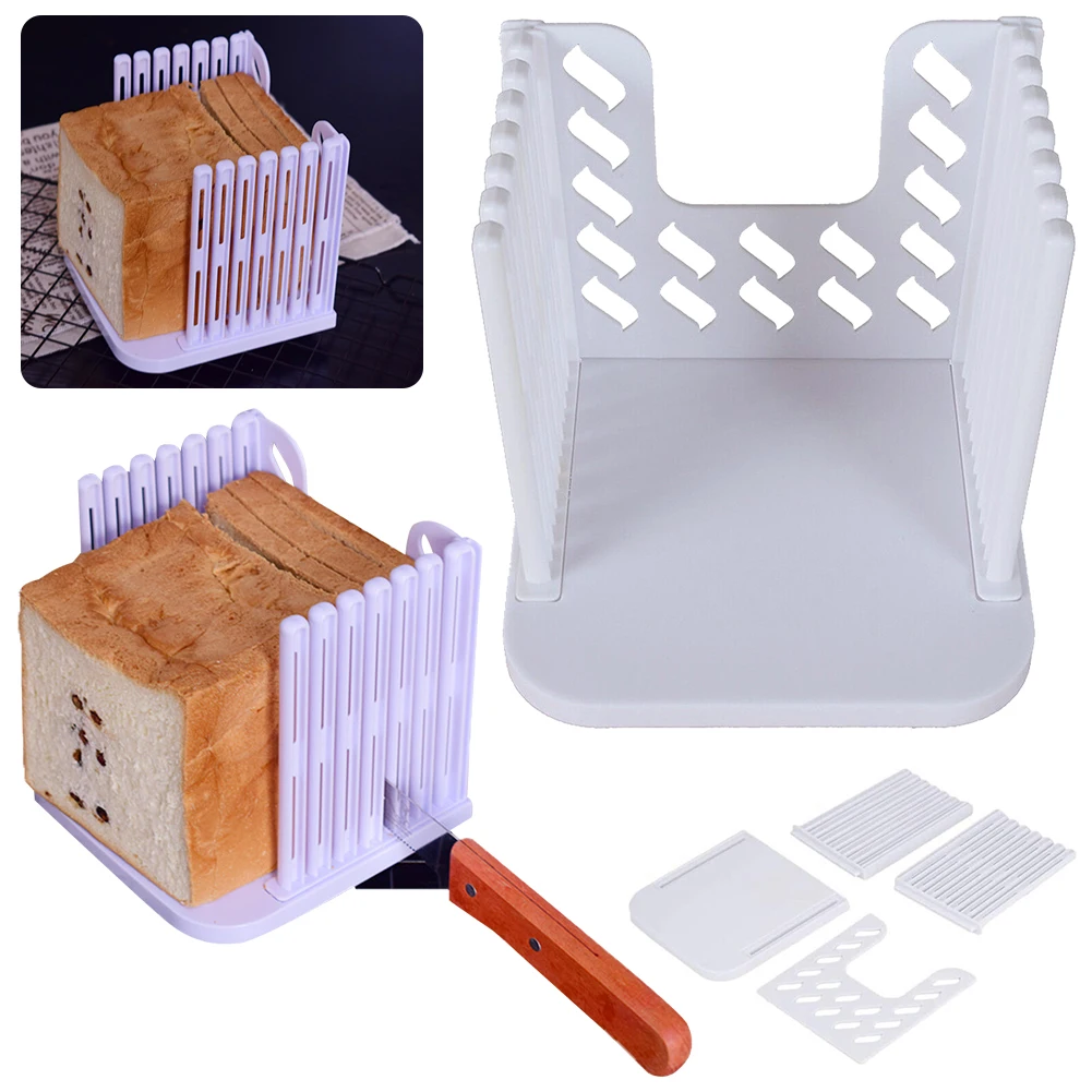 Sandwich Slicing Tool Multifunctional Toast Loaf Slicing Machine Bread Cutting Guide Tool Kitchen Baking Tools