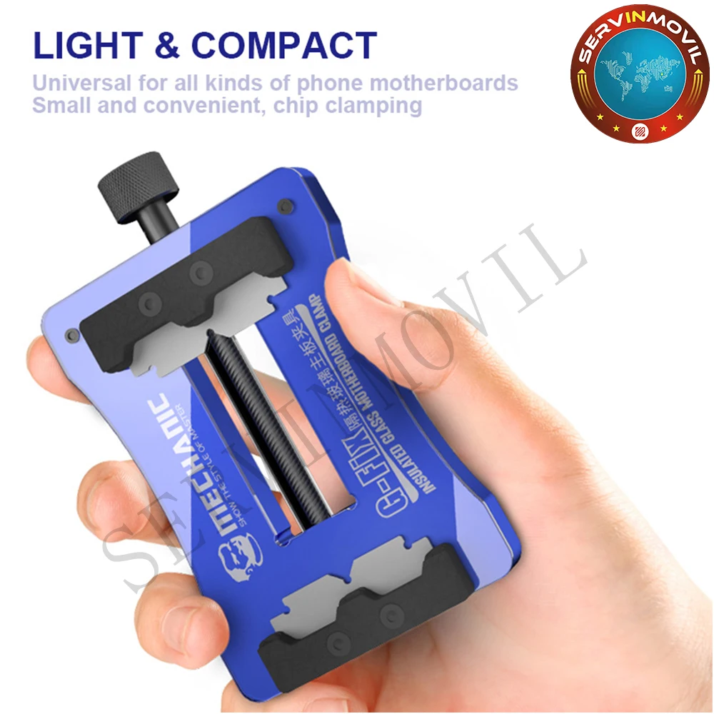 Universal Fixture MECHANIC G-Fix Insulated Glass Motherboard Clamp for PCB Board IC Chip CPU Repair Fixed Holder Clamping Tool