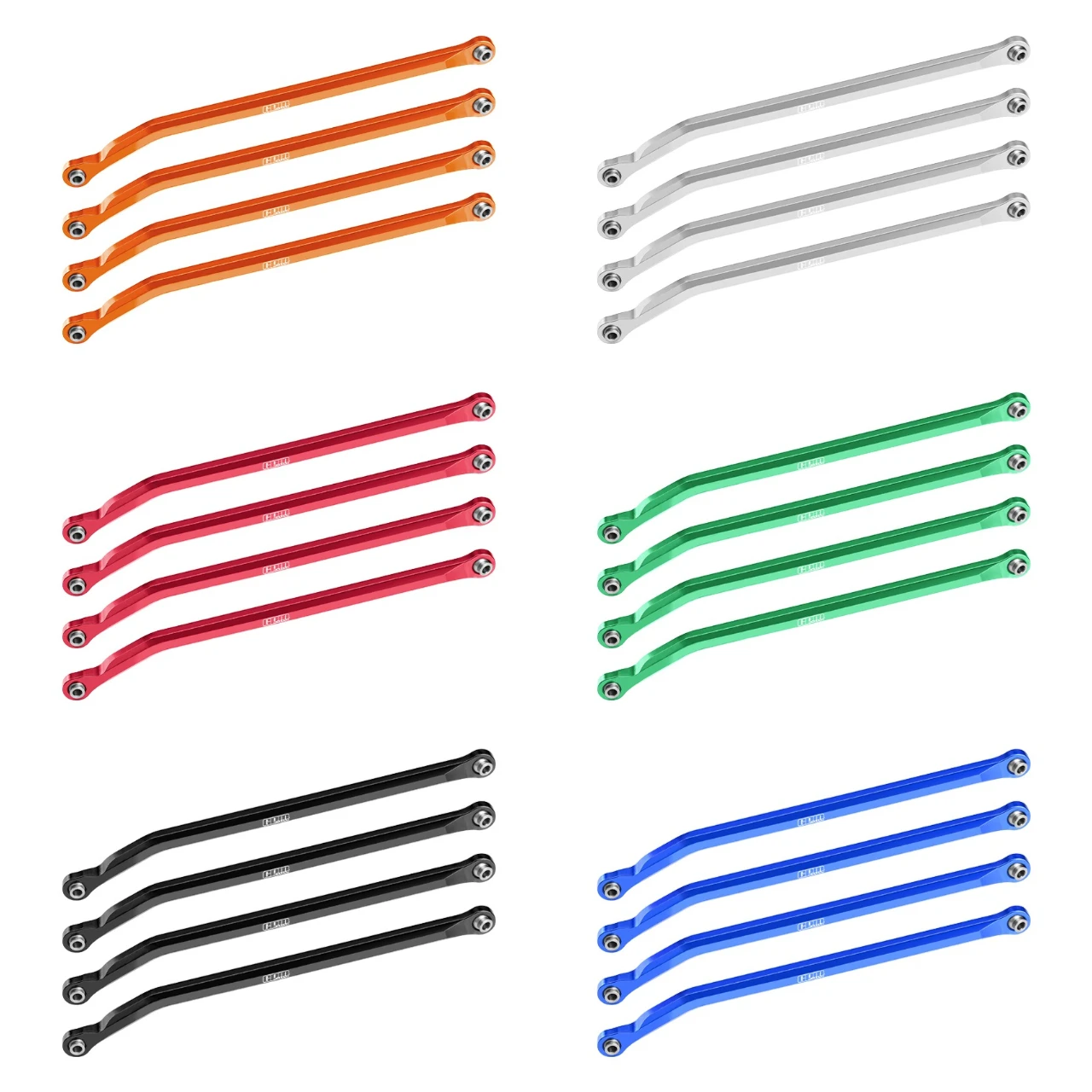 

7075-T6 Alloy High-Clearance Lower Link Bar Set For VANQUISH 1/10 H10 OPtic IRC00307