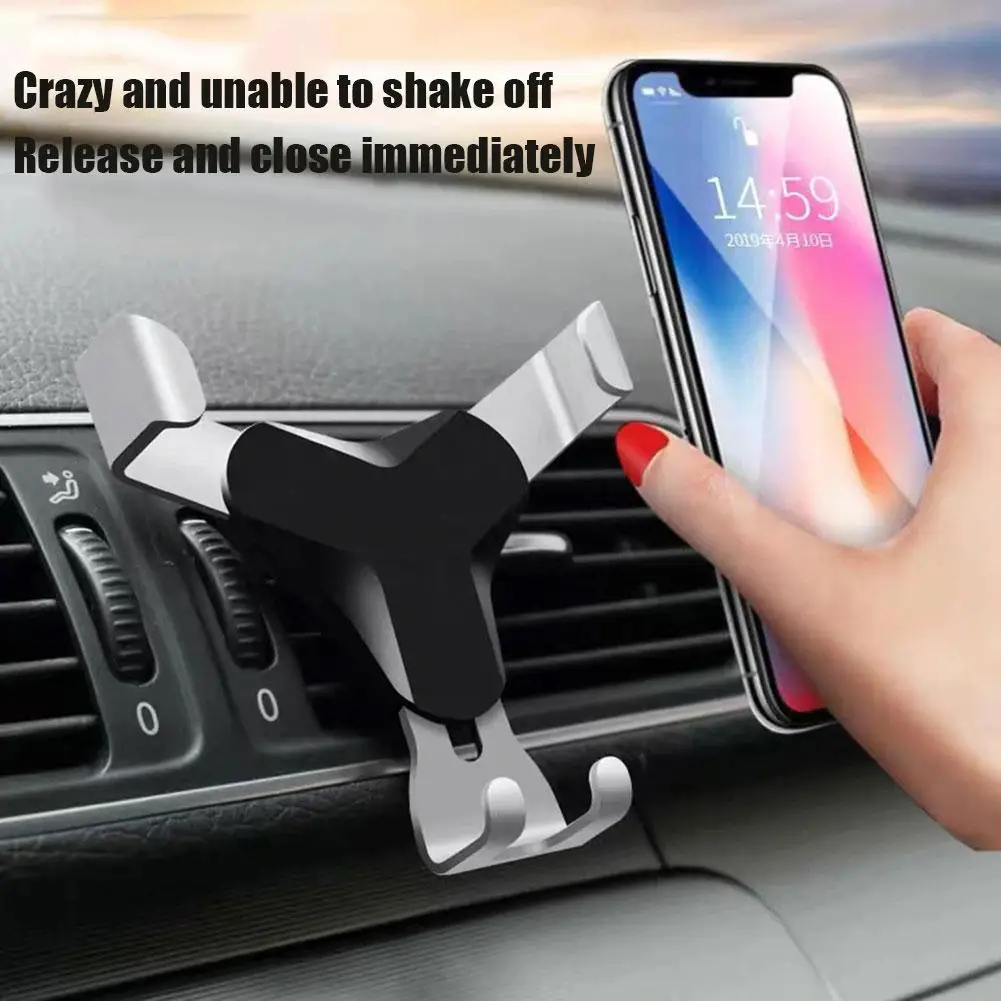 Universal Air Vent in Car Mobile Phone Holder Stand For iPhone Smartphone No Magnetic Auto Support Mobile Phone Stan Z8E4