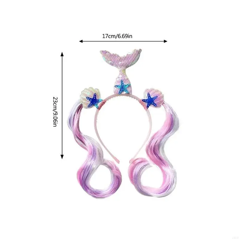 Soft And Comfortable Horned Headband Wigs Hair Hairhoop For Festival Gathering