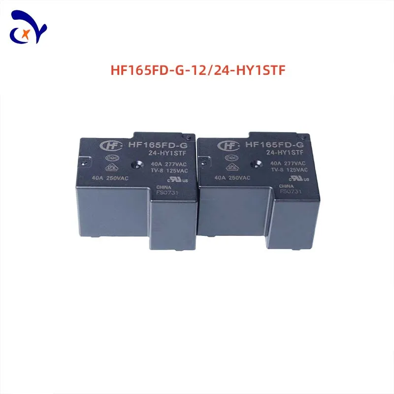 5PCS HONGFA Relay HF165FD-G-12/24-HY1STF 40A group normally open 4-pin