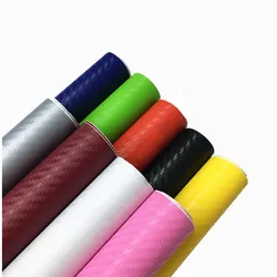 30cmx127cm 3D Carbon Fiber Vinyl Car Wrap Sheet Roll Film Sticker Decal Sale car styling accessories 14 colors options