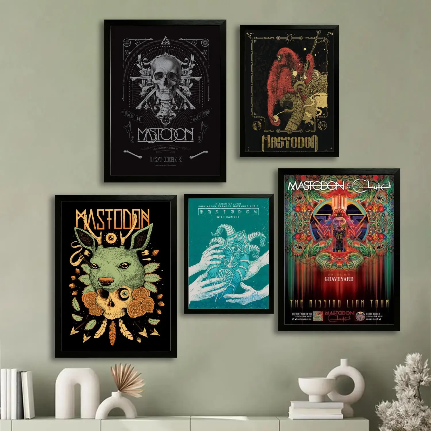 mastodon Singer Canvas Art Poster and Wall Art Picture Print, Modern Family Bedroom Decor Posters,Decorative painting