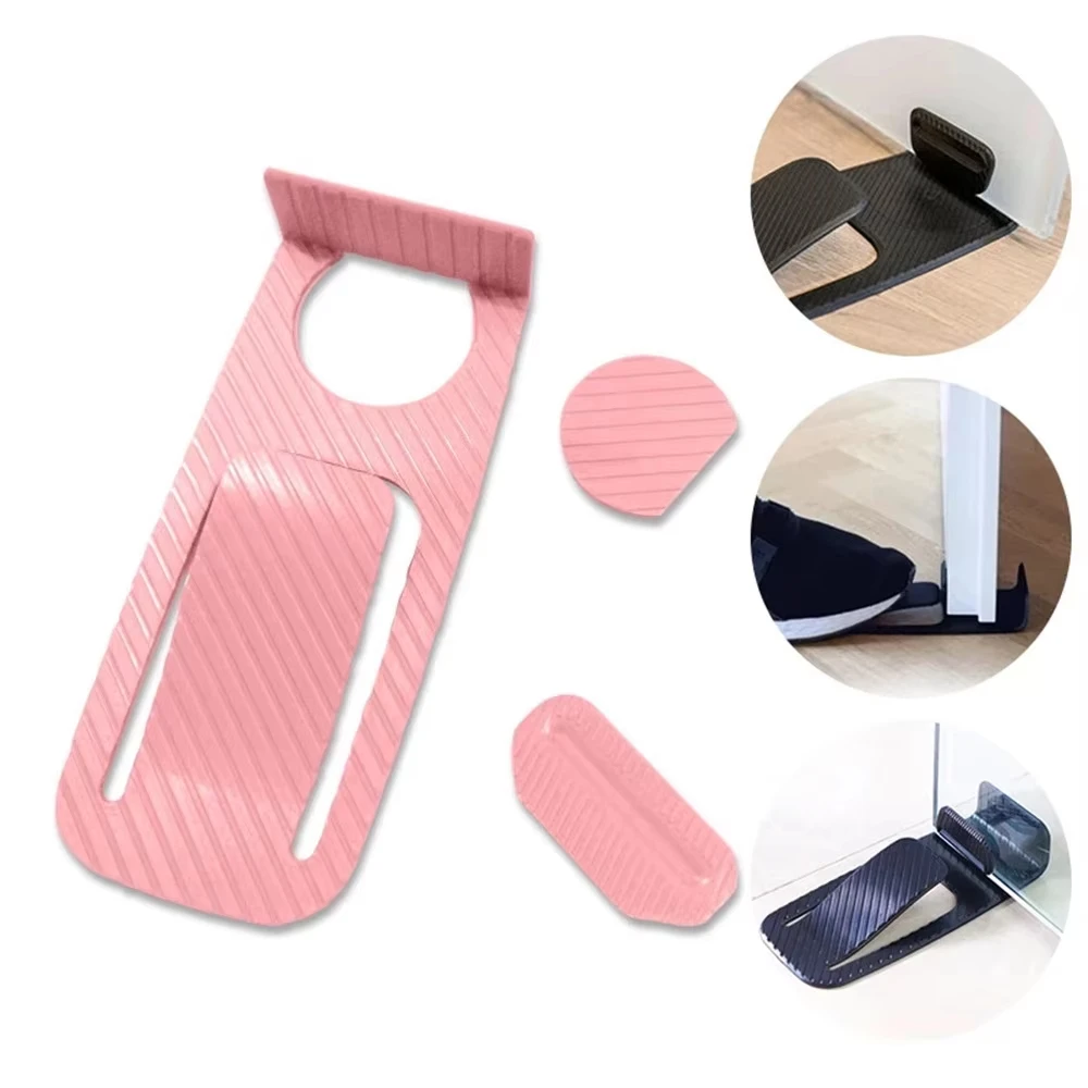 Creative Multi-function Door Stopper Wedge Shaped Safety Protector Floor Holder Open Design for Home And Child Protection - view 6