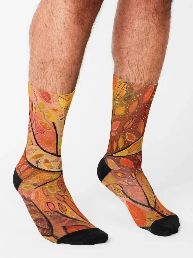 Looking At The Sky Socks Golf Crossfit أحذية الهالوين للرجال جوارب نسائية #3