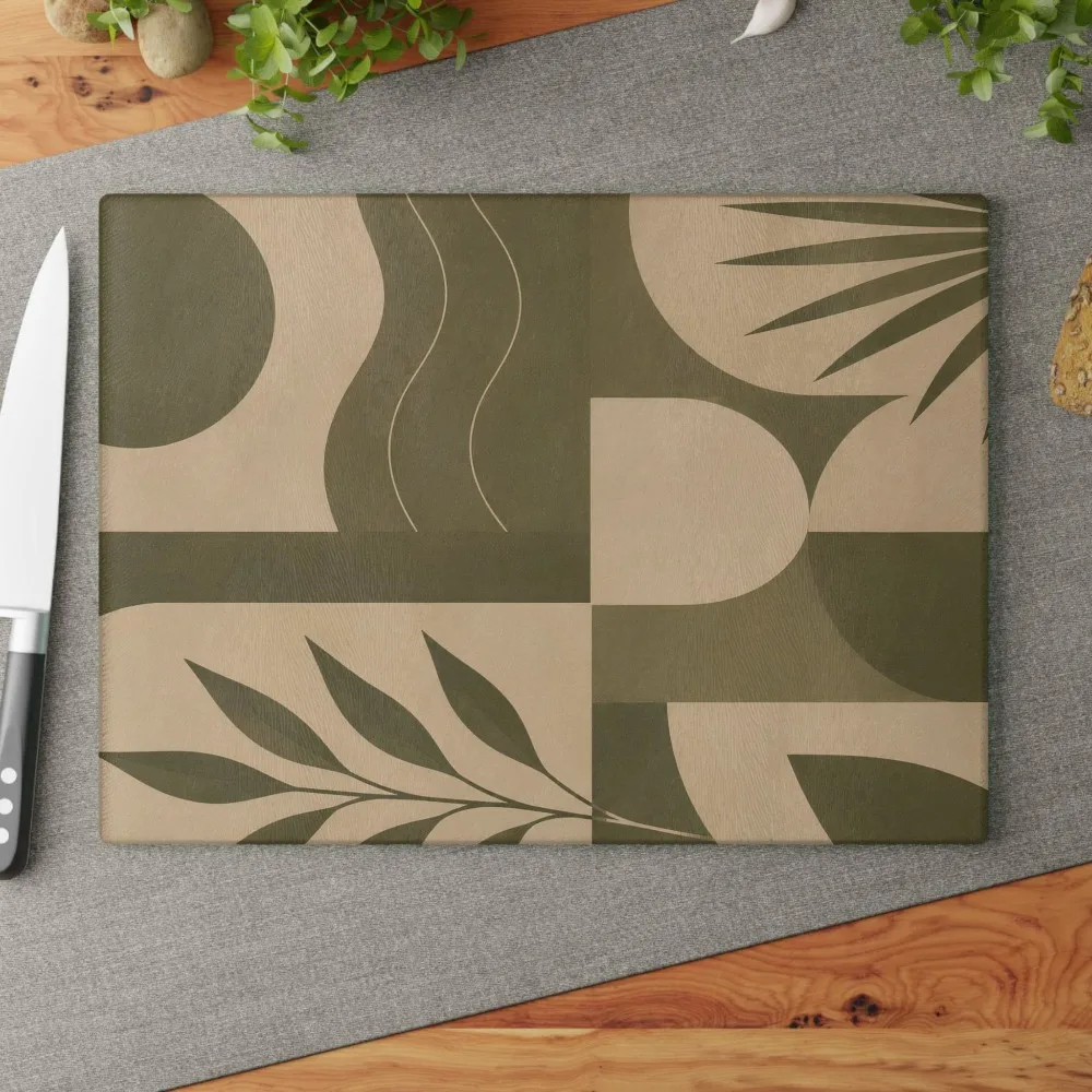 Kitchen Countertop Protector Fluid Flame Pattern Rubber Base Heat Proof Bread Pastry Prep Surface Dining Placemat