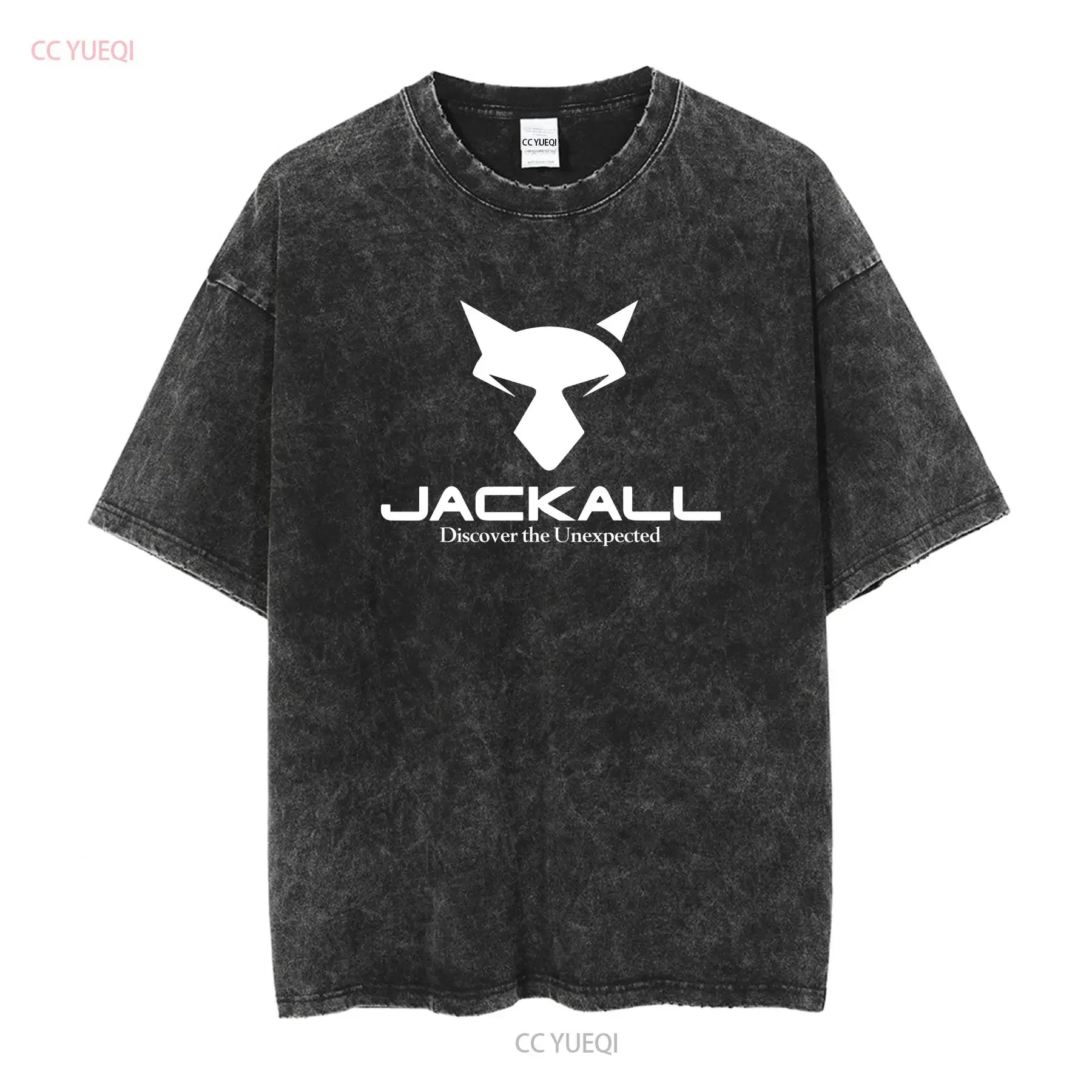 Jackall Fishing Logo Men's Black T Shirt Size S 5XL long or short sleeves vintage Washed Casual Soft Stylish Breathable