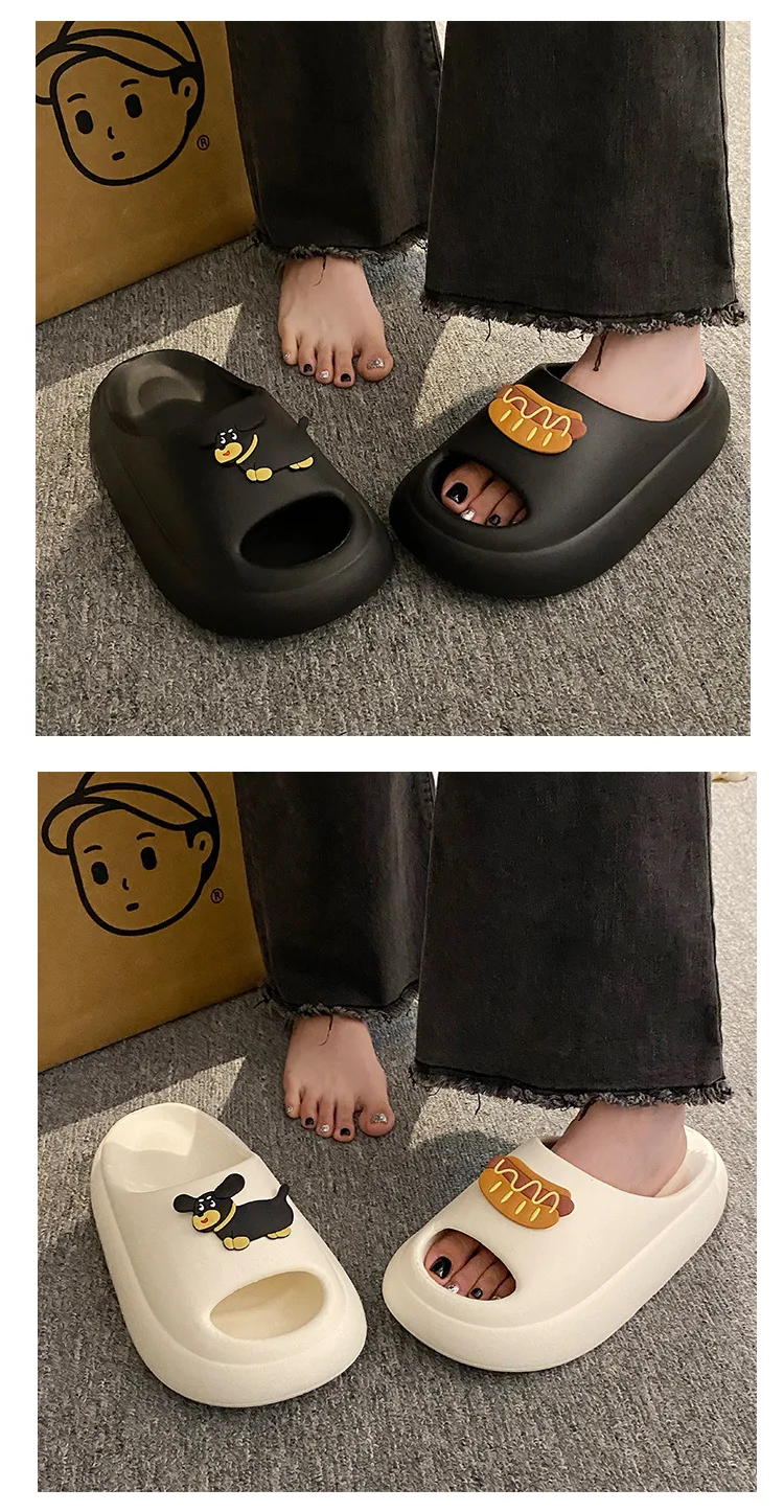 Niedliche EVA-Hausschuhe „Cloud Comfort“ – Unisex-Sommer-Slipper, rutschfeste und geruchsdichte Sandalen mit dicker Sohle für Zuhause/Strand – Detail 6