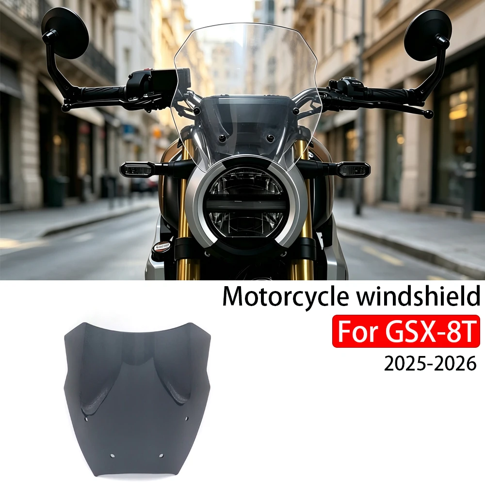 2025-2026 Motorcycle Meter ABS Windscreen Spoiler Fairing Viser Visor Wind Screen Deflector Accessories For SUZUKI GSX-8T GSX 8T