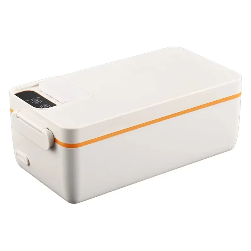 

A26T-Stainless Steel Electric Lunch Box - Large Capacity, Portable For Office & Car, Self-Heating, Ideal For Travel & Work