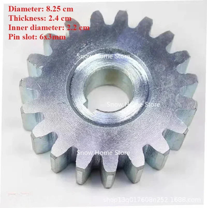 Steel Gear Pinion for Sliding Gate Motor M4 19 Teeth 22mm in Internal Diamter 82.5mm in External Diameter