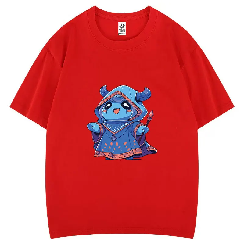 แบบไดนามิก Pose เกมการ์ตูนกราฟิกผ้าฝ้าย T เสื้อสาวอารมณ์ขันเสื้อยืด Trend Tops Ropa Mujer Street แฟชั่น Cool Novelty