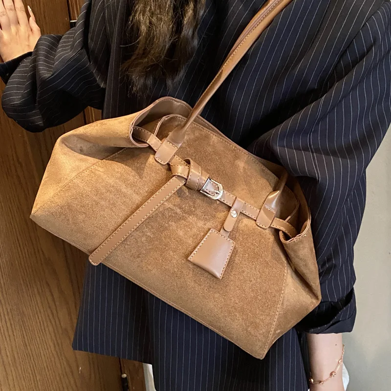 

Просторная большая сумка подмышками 202, нишевая сумка через плечо для женщин, роскошная пригородная сумка через плечо, минималистичная сумка «день-ночь»