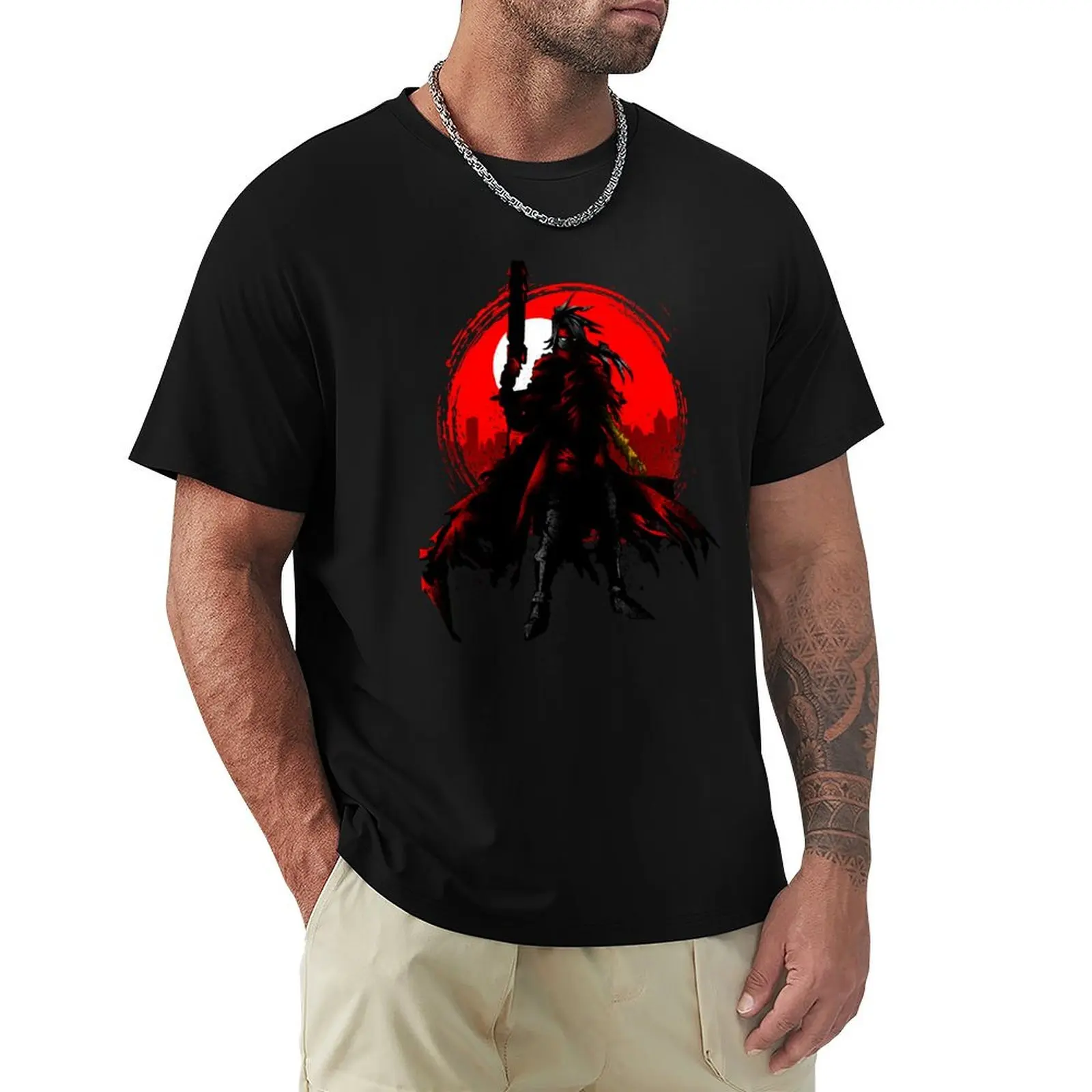 FinalFantasyVII-Dirge of Cerberus T-Shirt Athletic Fit Sports Short Sleeve Top