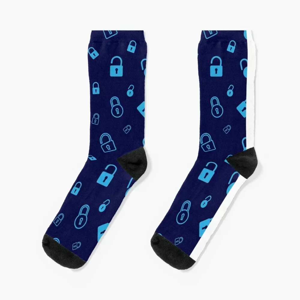 

padlock pattern Socks essential aesthetic gift christmass gift Man Socks Women's