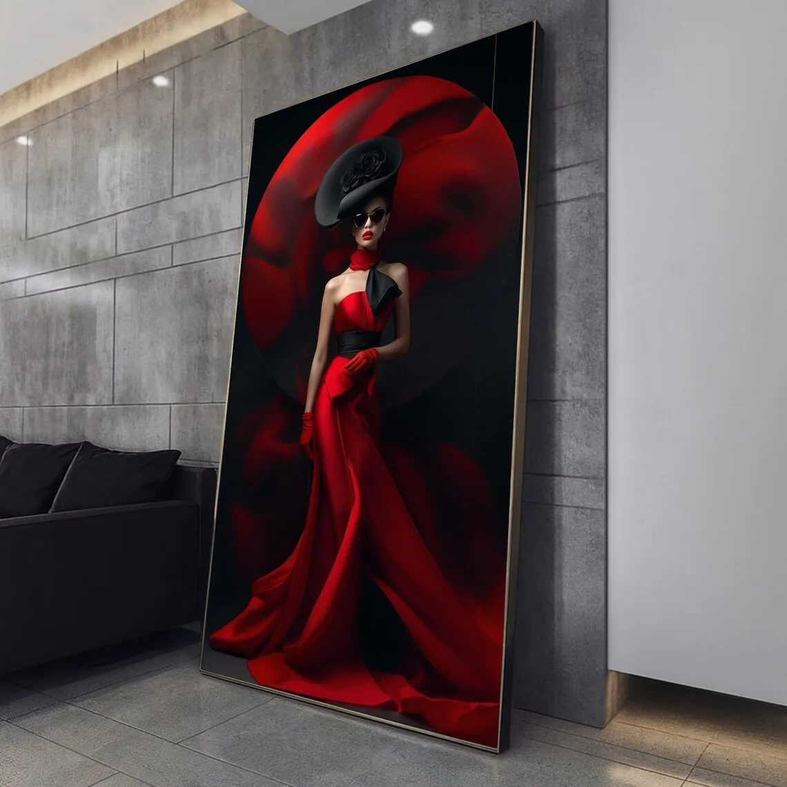 Elegant Woman In Re…