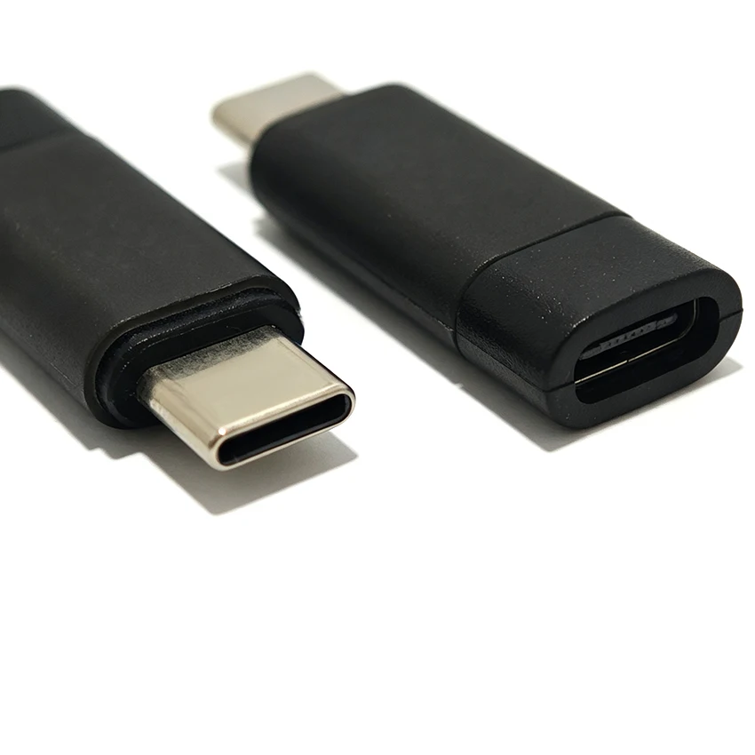 Type C Extender Adapter USB C Male to Female Short Dock Extender Charging Display Data Transfer Syncing Devices