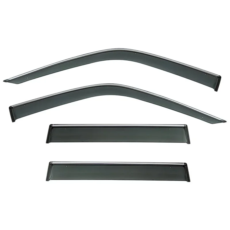 For Toyota HILUX REVO MK8 AN120 AN130 2015-2022+ Window Visor Rain OR Shine Side Window Deflector Visor Shades Ventvisor Strip
